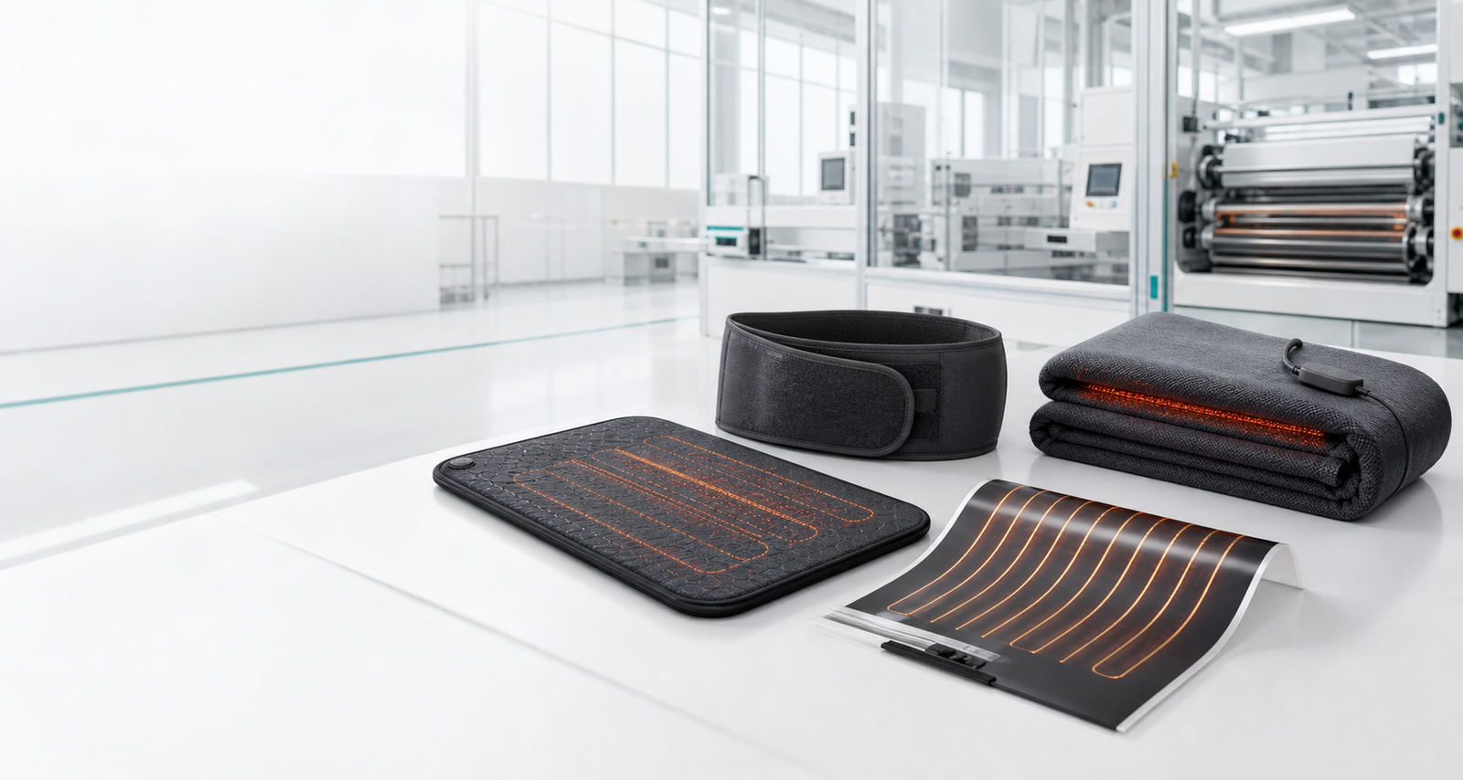 Graphene heating factory and product lineup