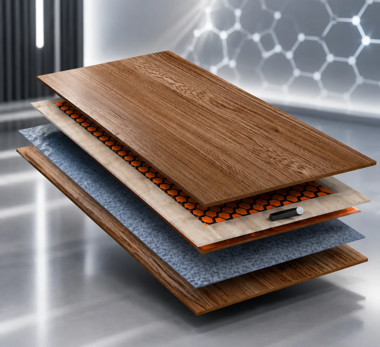 Graphene Far-Infrared Heated Flooring