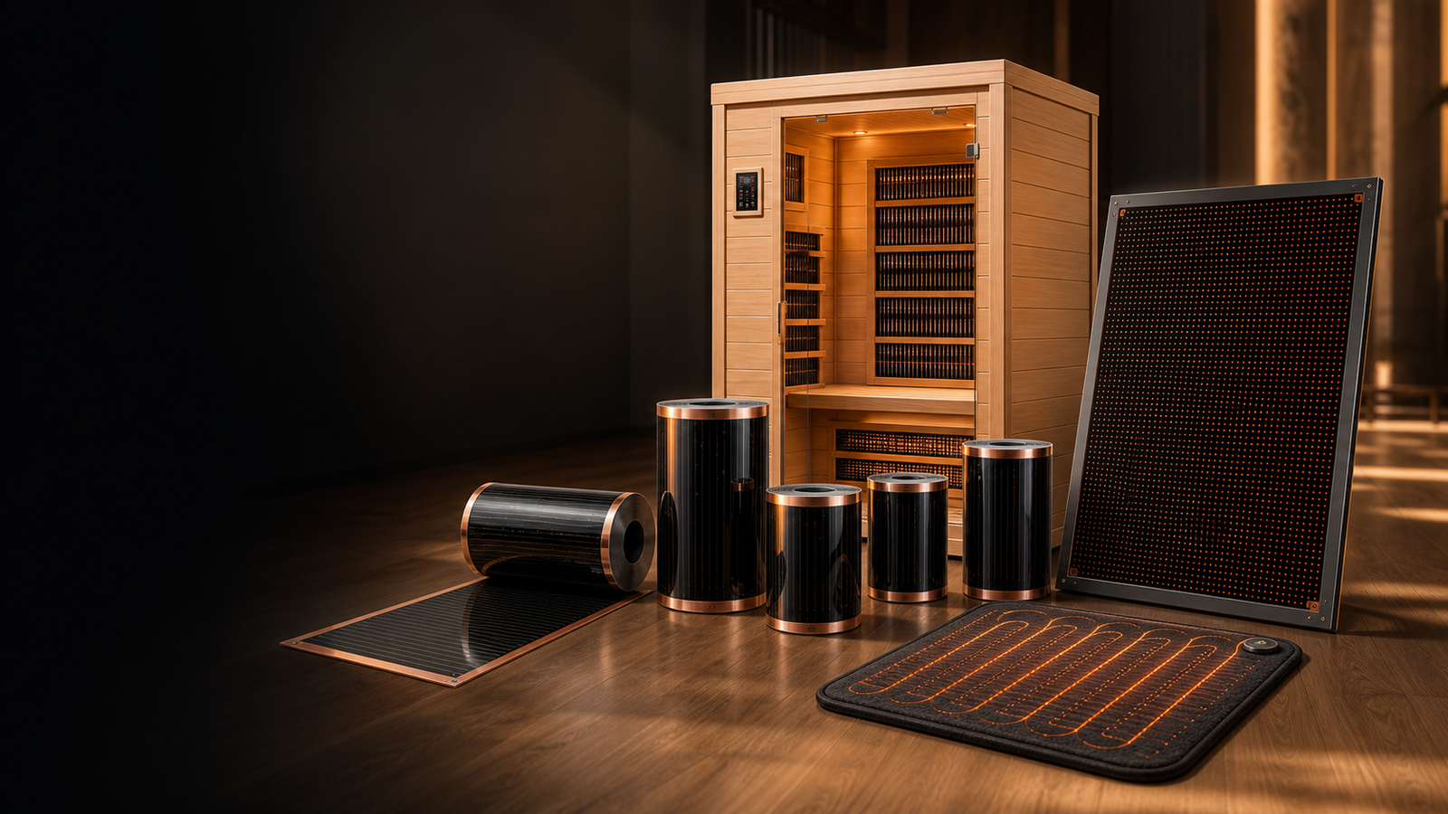 Graphene infrared heating product lineup